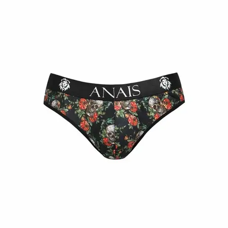 ANAIS MEN Power Slip M - Moderne gaćice sa printom lobanja i ruža