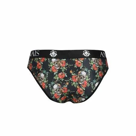ANAIS MEN Power Slip S - Modal Briefs with Skull & Rose Print