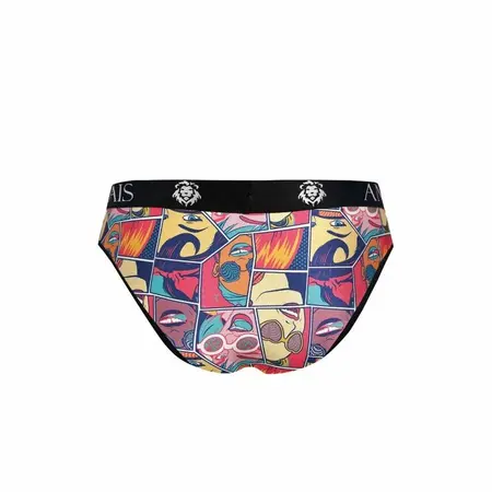 ANAIS MEN Comics Briefs M - Colorful Print, Soft Modal, Comfortable Fit