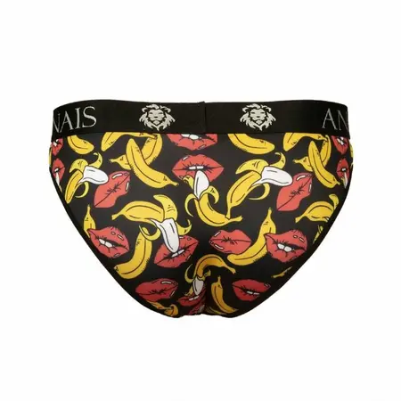 ANAIS MEN Banana Print Lycra Briefs XL - Vibrant Comfort Fit Underwear