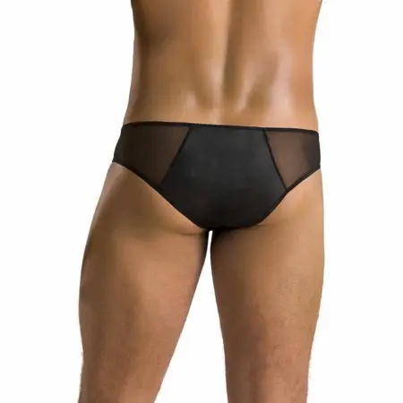 Passion Timmy Slip Crni L/XL - Moderne poliuretansko-poliesterske gaćice