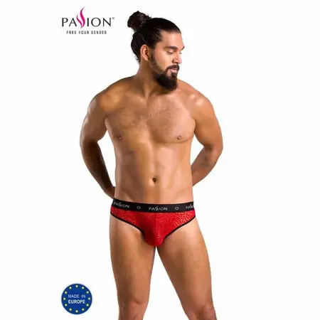 Passion Mike 031 Slip Crveni L/XL - Moderne muške gaćice EU kvalitet