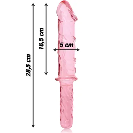 Ibiza Nebula Serija Model 24 Stakleni Intimni Uređaj Pink 28.5cm O5cm