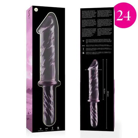 Ibiza Nebula Serija Model 24 Stakleni Intimni Uređaj Pink 28.5cm O5cm