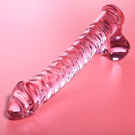 Ibiza Nebula Serija Model 23 Intimni Stakleni Uređaj Pink 21.5cm O4cm