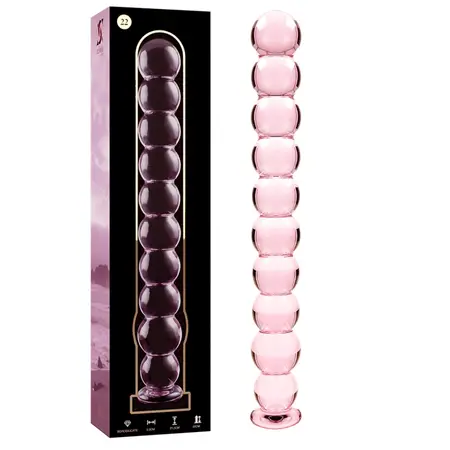 Ibiza Nebula Serija Model 22 Stakleni Intimni Alat Pink 21.5cm