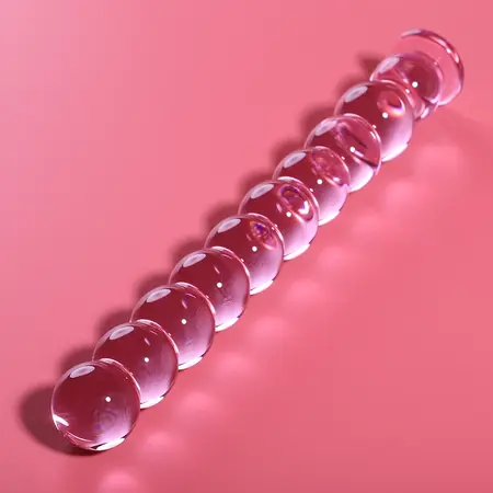 Ibiza Nebula Serija Model 22 Stakleni Intimni Alat Pink 21.5cm