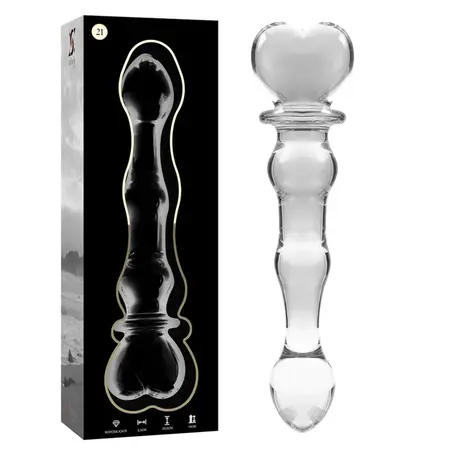 Ibiza Nebula Serija Model 21 Stakleni Intimni Uređaj Prozirni 20.5cm