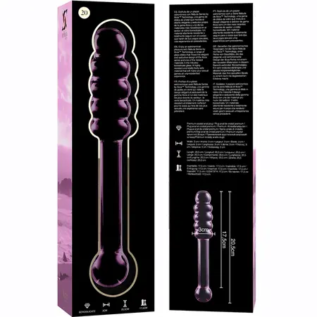 Ibiza Nebula Serija Model 20 Stakleni Intimni Uređaj Pink 20.5cm