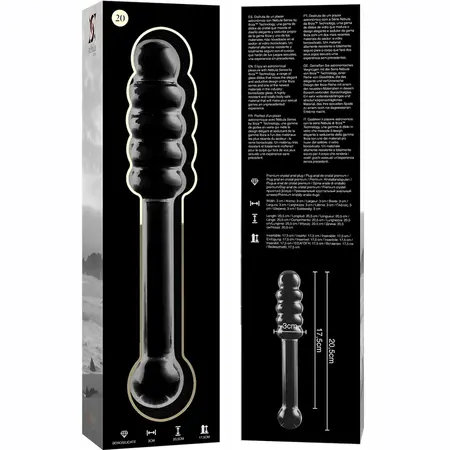 Ibiza Nebula Serija Model 20 Stakleni Intimni Uređaj Prozirni 20.5cm