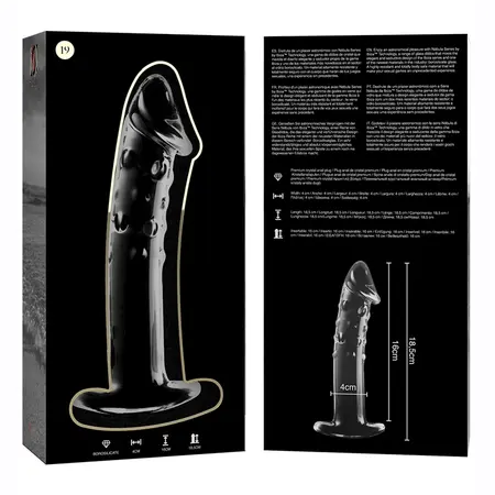 Ibiza Nebula Serija Model 19 Intimni Stakleni Uređaj Prozirni 18.5cm