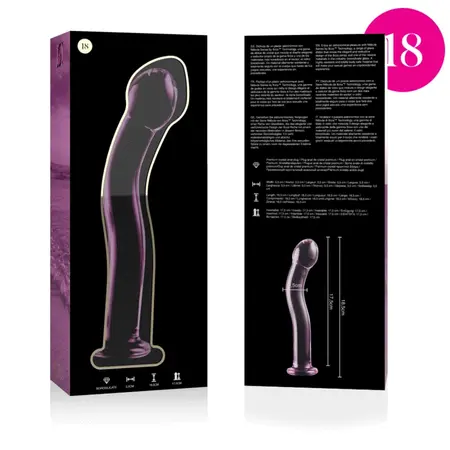 Ibiza Nebula Serija Model 18 Stakleni Intimni Uređaj Pink 18.5cm