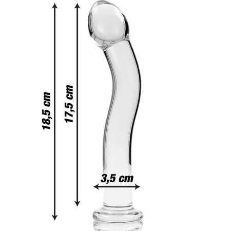 Ibiza Nebula Serija Model 18 Intimni Stakleni Uređaj Prozirni 18.5cm