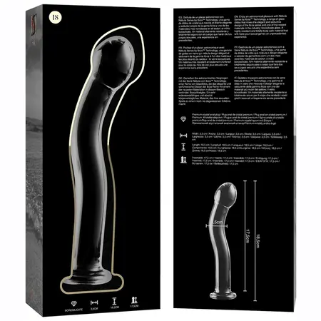Ibiza Nebula Serija Model 18 Intimni Stakleni Uređaj Prozirni 18.5cm