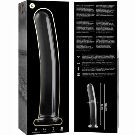 Ibiza Nebula Serija Model 17 Intimna Staklena Mašina Prozirna 18.5cm