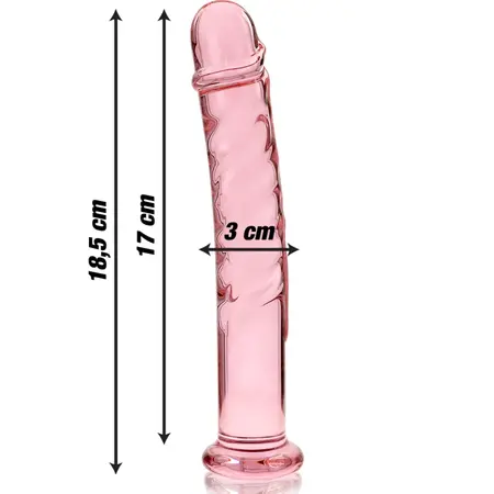 Ibiza Nebula Serija Model 16 Stakleni Intimni Uređaj Pink 18.5cm O3cm