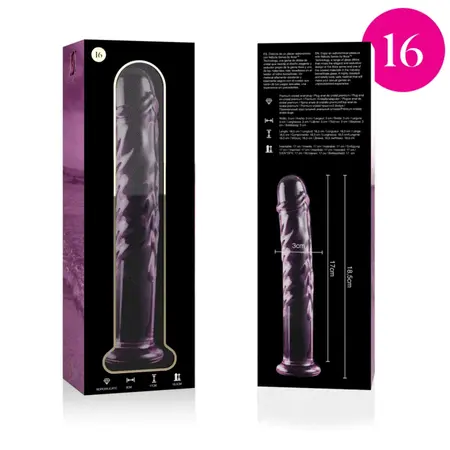 Ibiza Nebula Serija Model 16 Stakleni Intimni Uređaj Pink 18.5cm O3cm