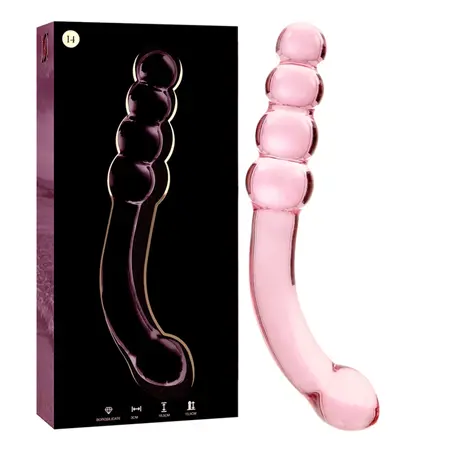 Ibiza Nebula Serija Model 14 Stakleni Intimni Uređaj Pink 18.5cm