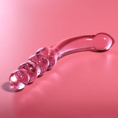 Ibiza Nebula Serija Model 14 Stakleni Intimni Uređaj Pink 18.5cm
