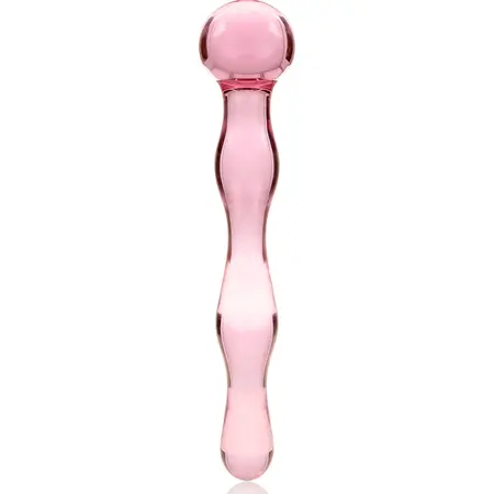Ibiza Nebula Serija Model 13 Intimna Staklena Mašina Pink 18cm O3.5cm