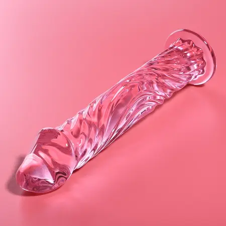 Ibiza Nebula Serija Model 12 Intimni Stakleni Uređaj Pink 17cm O3.5cm