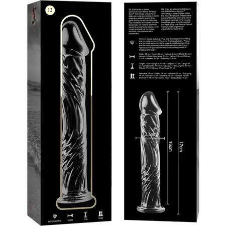 Ibiza Nebula Serija Model 12 Intimni Stakleni Sistem Prozirni 17cm x 3.5cm
