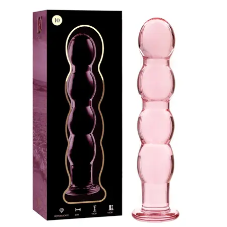Ibiza Nebula Serija Model 10 Intimni Stakleni Dodatak Pink 16.5cm