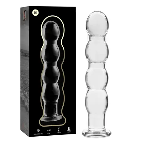 Ibiza Nebula Serija Model 10 Stakleni Intimni Uređaj Prozirni 16.5 cm