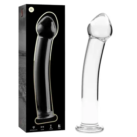 Ibiza Nebula Serija Model 11 Stakleni Intimni Uređaj Prozirni 16cm x 3cm