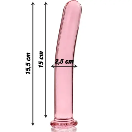 Ibiza Nebula Serija Model 9 Intimni Stakleni Uređaj Pink 15.5cm