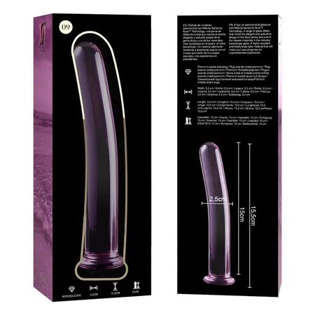 Ibiza Nebula Serija Model 9 Intimni Stakleni Uređaj Pink 15.5cm