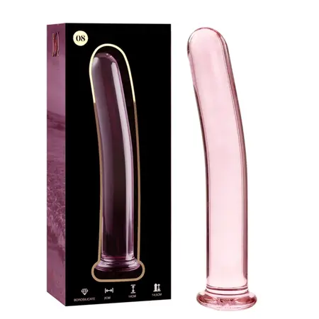 Ibiza Nebula Serija Model 8 Stakleni Intimni Uređaj Pink 14.5cm x 2cm