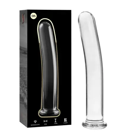 Ibiza Nebula Serija Model 8 Borosilikatni Stakleni Intimni Uređaj Prozirni 14.5cm