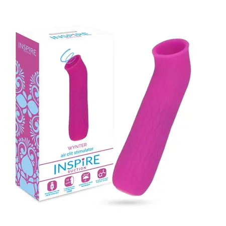INSPIRE Winter Purple Intimate Suction Device, 12 Modes, USB Rechargeable