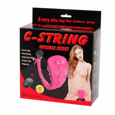 Baile Vibrating Thong with Wireless Remote Lilac - Discreet Wearable Model