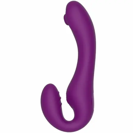 XOCOON 2-u-1 Strapless Daljinski Vibrator Ljubičasti Silikon Punjiv