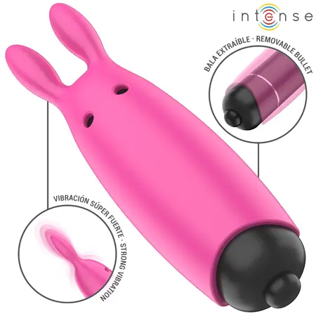 INTENSE Hopper Roze Vibrirajući Metak | Kompaktni Vodootporni Silikon 8.3cm