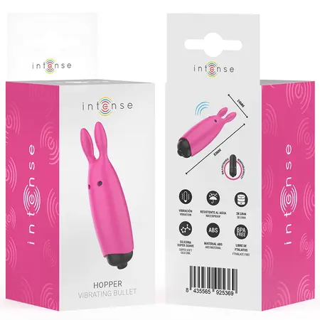 INTENSE Hopper Roze Vibrirajući Metak | Kompaktni Vodootporni Silikon 8.3cm