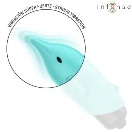 Intense Echo Vibrirajući Džepni Uređaj Delfin Plavi 8x4.7cm Vodootporan