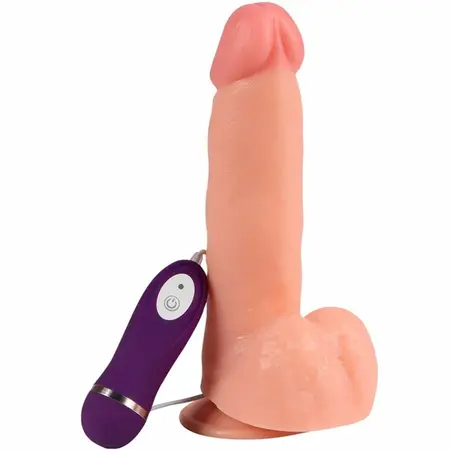SHEQU Phantom Vibrirajući Silikonski Intimni Uređaj 20cm sa Daljinskim Upravljanjem
