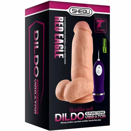 SHEQU Red Eagle Bežični Intimni Uređaj 17 cm - Daljinski i Vodootporan