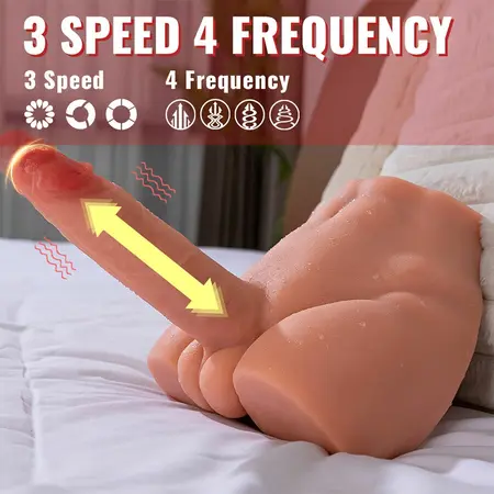 XISE Peel Intimate Machine Thrusting Anatomical Model 17.5cm TPE