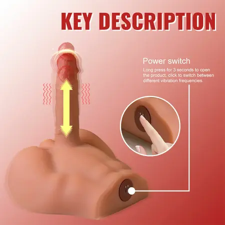 XISE Peel Intimate Machine Thrusting Anatomical Model 17.5cm TPE