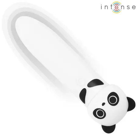 Intense POH Panda USB Punjivi Vibrirajući Mini Metak 10 cm Crni