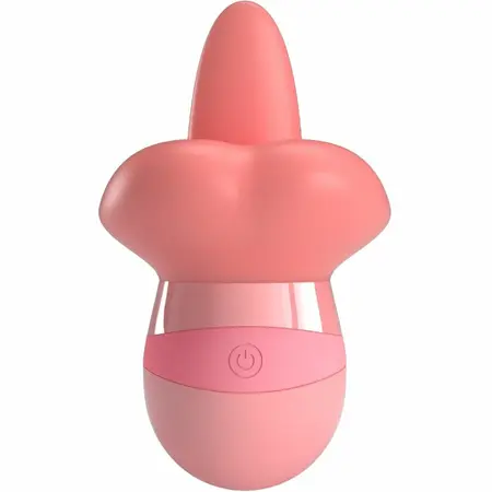 Pretty Love Kylee Tongue-Style Clitoral Stimulator 10 Modes Nude Pink