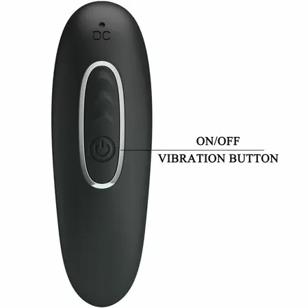Pretty Love Corban Intimate Device 10-Mode Black Silicone USB