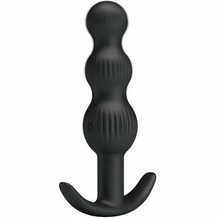 Pretty Love Sidney Intimate Anal Device 10 Modes Black Silicone USB