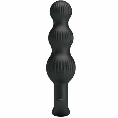 Pretty Love Sidney Intimate Anal Device 10 Modes Black Silicone USB