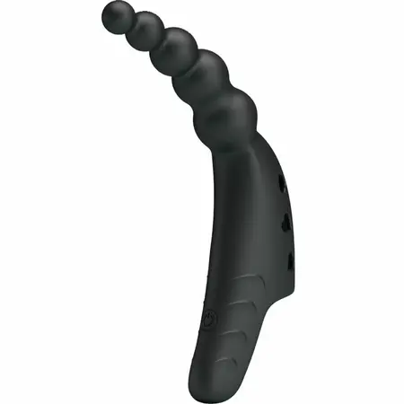 Pretty Love Jordin Crni Fleksibilni Prstenasti Vibrator 10 Modova USB