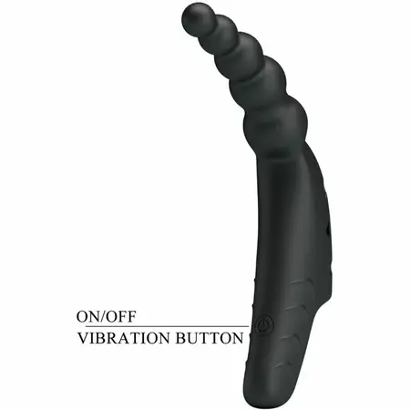 Pretty Love Jordin Crni Fleksibilni Prstenasti Vibrator 10 Modova USB